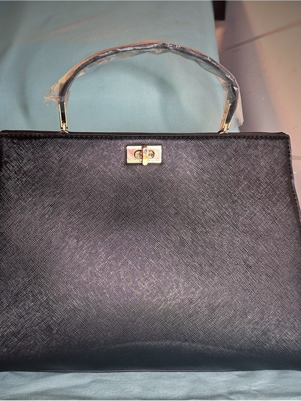 Classic Black Vanessa Williams Top-Handle Satchel — Structured Women's Handbag